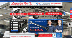 Desktop Screenshot of livingstontire.com