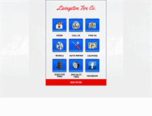 Tablet Screenshot of livingstontire.com